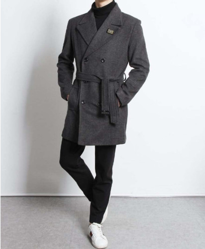 💕 돌* 발카만 더블롱코트