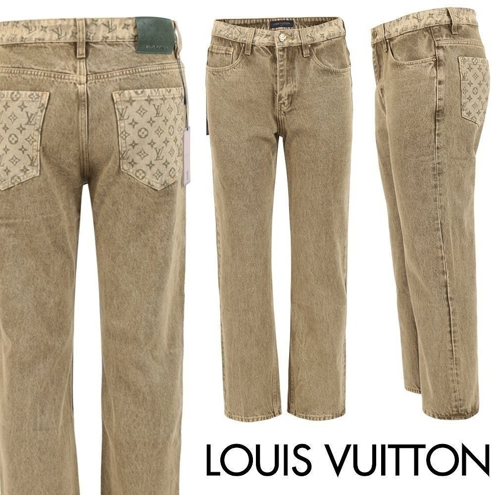 💕 루* 모*그램 포켓 빈티지 스트레이트진 ☆봄 신상☆