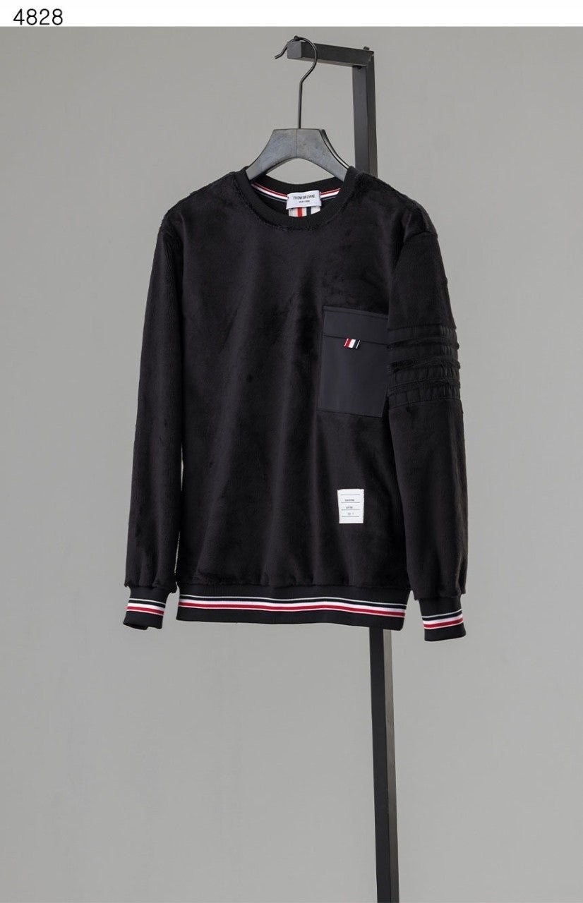 💕 톰* 메리노 스트라이프 자카드 맨투맨