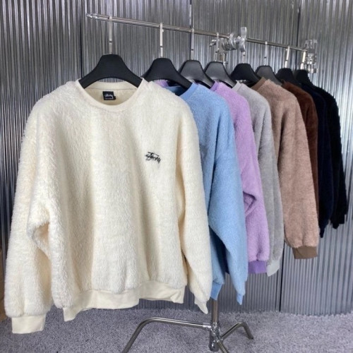 💕 스** 양털 자수 맨투맨