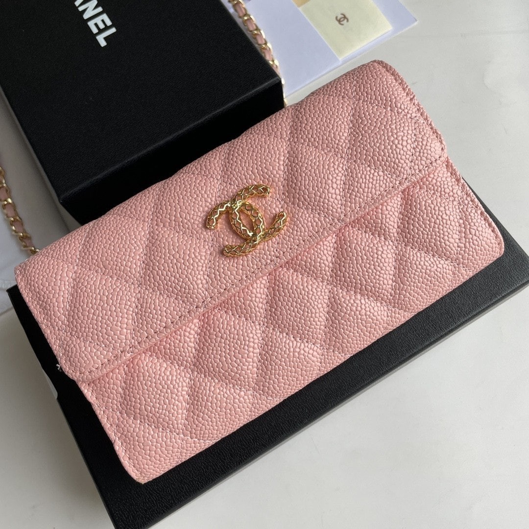 💕 샤* 23C 클래식 체인 캐비어