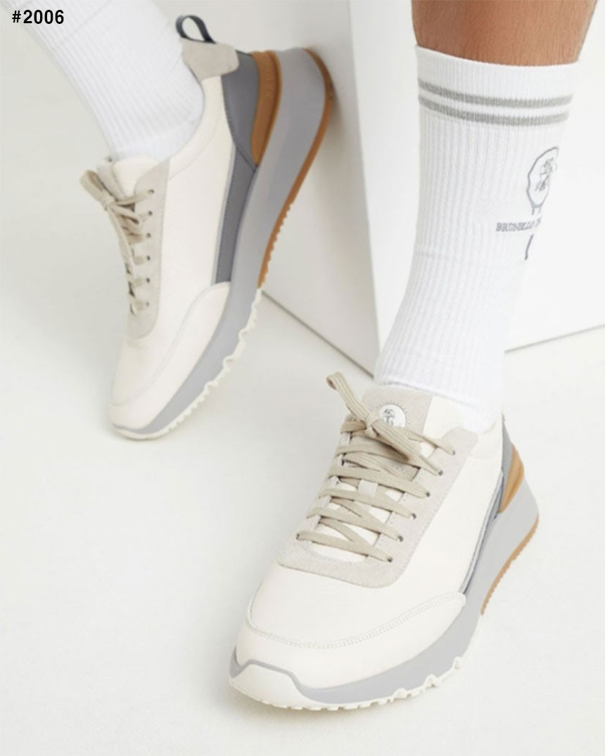 🍀 [BRUNELLO CUCINELLI] 브루넬로 쿠치넬리 프레셔스 테크노 로우탑 스니커즈 🍀