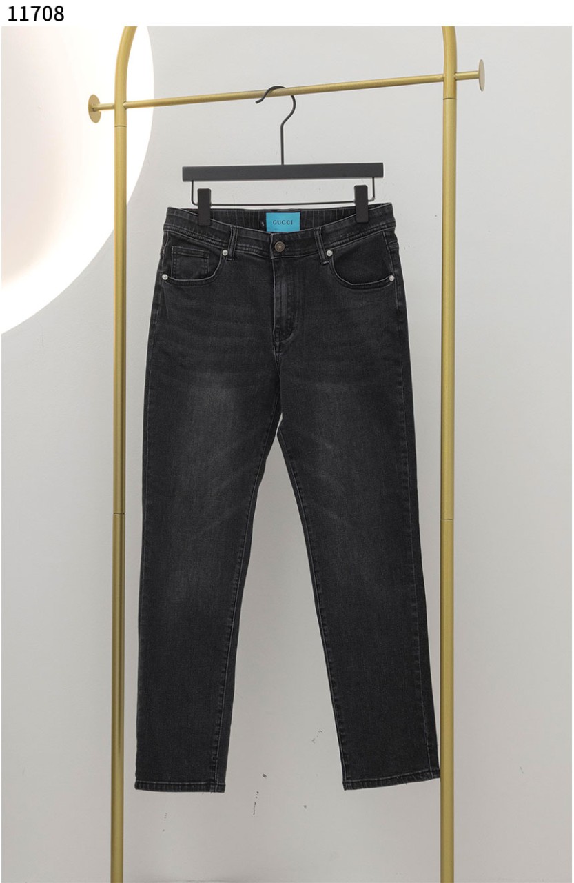 #구찌 [GUCCI] 블랙 슬림 레그 데님 팬츠 신상입고💢 #하의 #팬츠 #11708