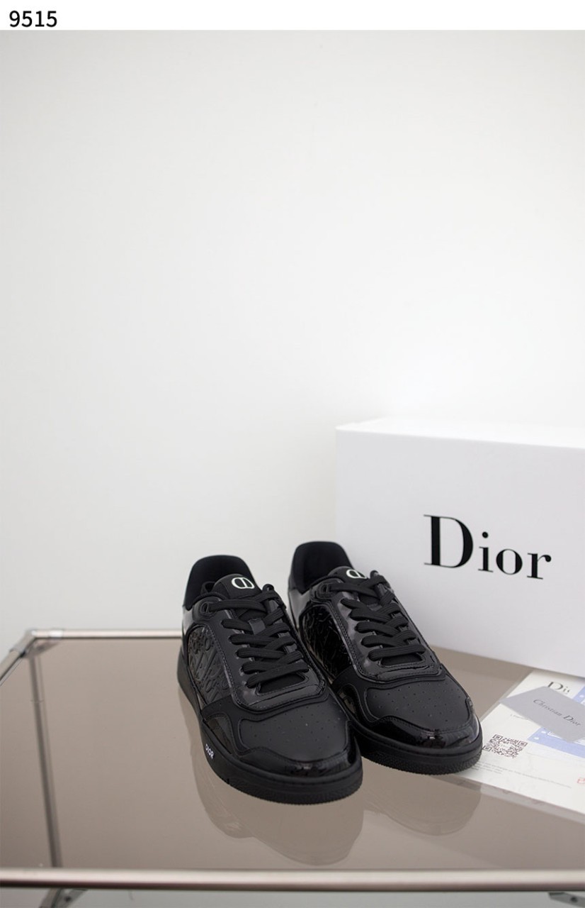 ❗ [ DIOR ] 디올 오블리크 로우탑 스니커즈 블랙 페이던트❗