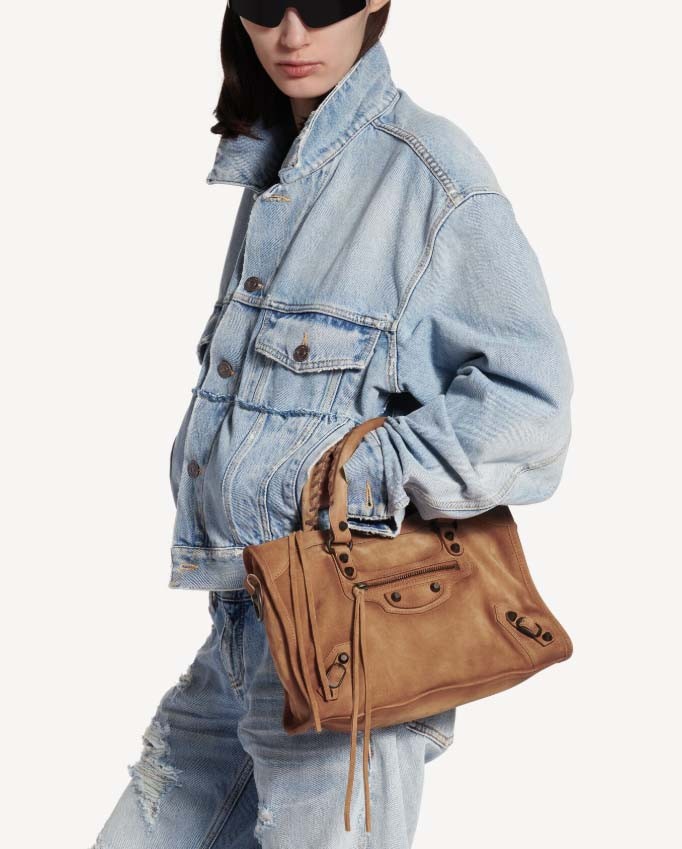 #발렌시아가 [ B*lenciaga ] 수입 르 시티 백 - 스몰 카멜 - 입고💢 #가방