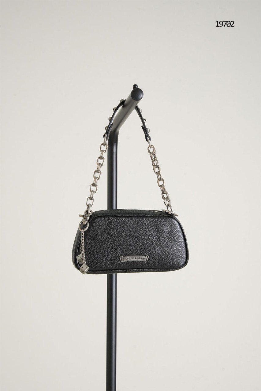 🔆 [Chrome Herts] 크롬하츠 홀스슈 블랙 레더 숄더백 🔆