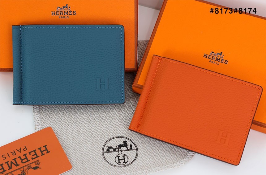 🍀 [HERMES] 에르메스 포커 컴팩트 머니클립 지갑 🍀
