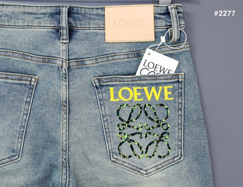 🍀 [LOEWE] 로에베 아나그램 백포켓 원싱 데님 청바지 🍀