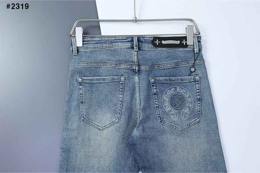 🍀 [Chrome Herts] 크롬하츠 말발굽 로고 데님진 🍀