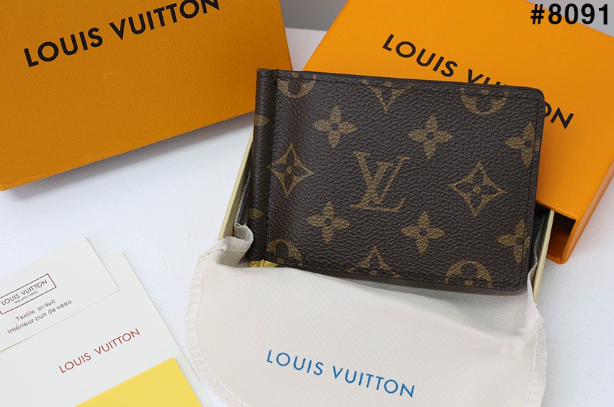 🍀 [LOUIS VUITTON] 루이비통 수입 모노그램 머니클립 지갑 🍀