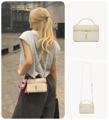 #생로랑 [ YSL ] 수입 GABY 베니티 백 -화이트- 입고💢 #가방