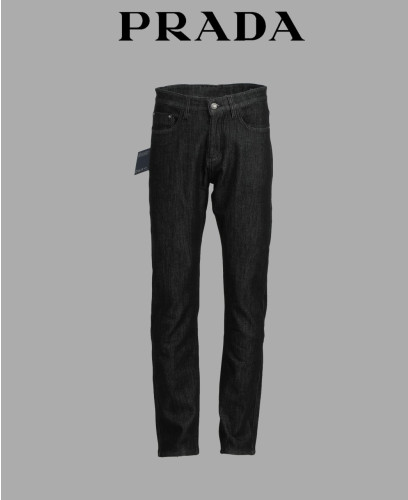 🚨프라다  PRADA  사각 패치 융기모 데님진
