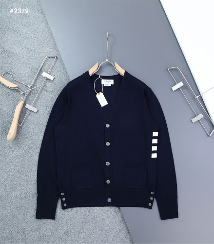 🍀 [THOM BROWNE] 톰브라운 인타르시아 4바 V넥 가디건 🍀