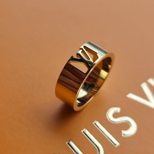 루이비통 422 SIGNATURE CHAIN 골드 반지