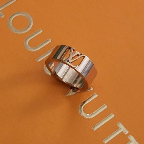 루이비통 423 SIGNATURE CHAIN 로즈골드 반지