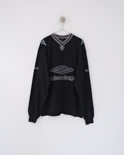 •발렌시아* 26 3B 풋볼 V넥 롱슬리브 - 수입