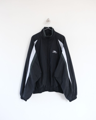 •발렌시아* 3B 스포츠 아이콘 배색 트랙 자켓 - 수입