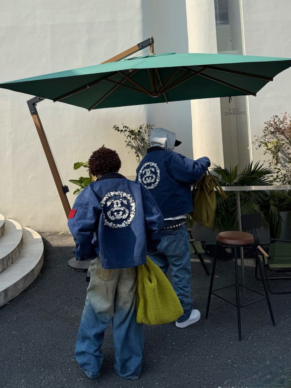 •스투* x 데님티어* 캔버스 자켓 - 수입