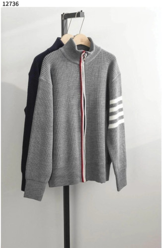 💕 톰* 사선완장 베이직 니트 집업