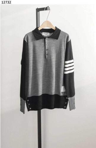 💕 톰* 4버튼 긴팔 니트 카라티