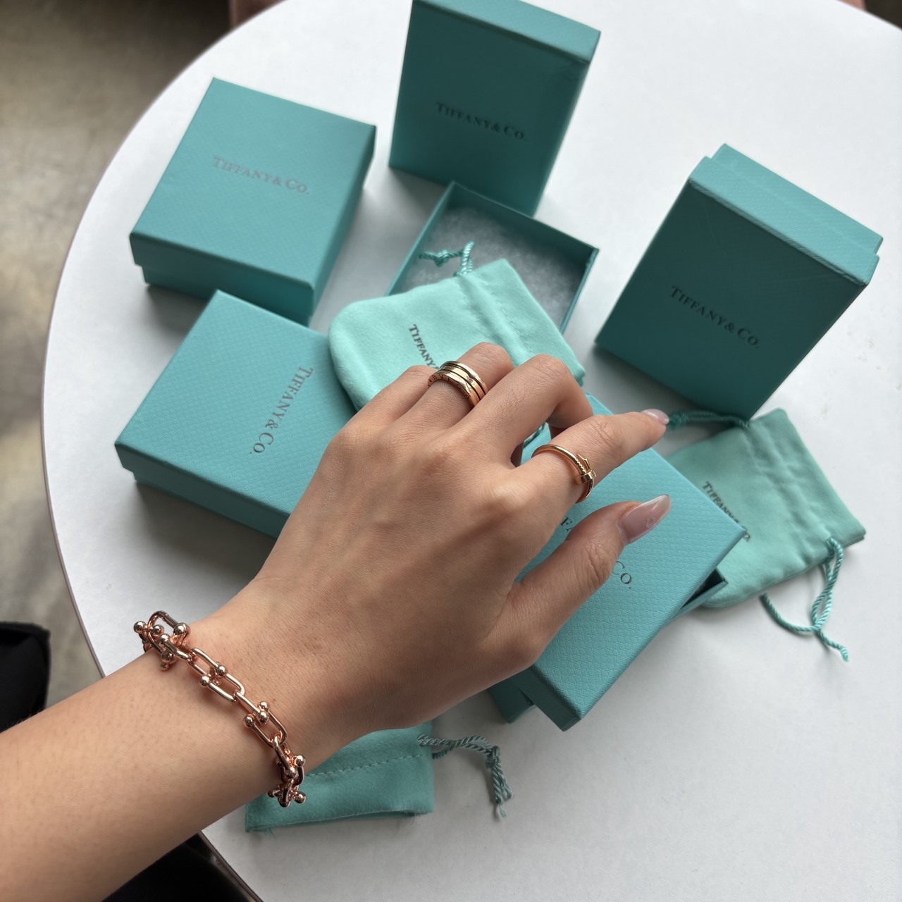 #N #티파니앤코 링크 팔찌