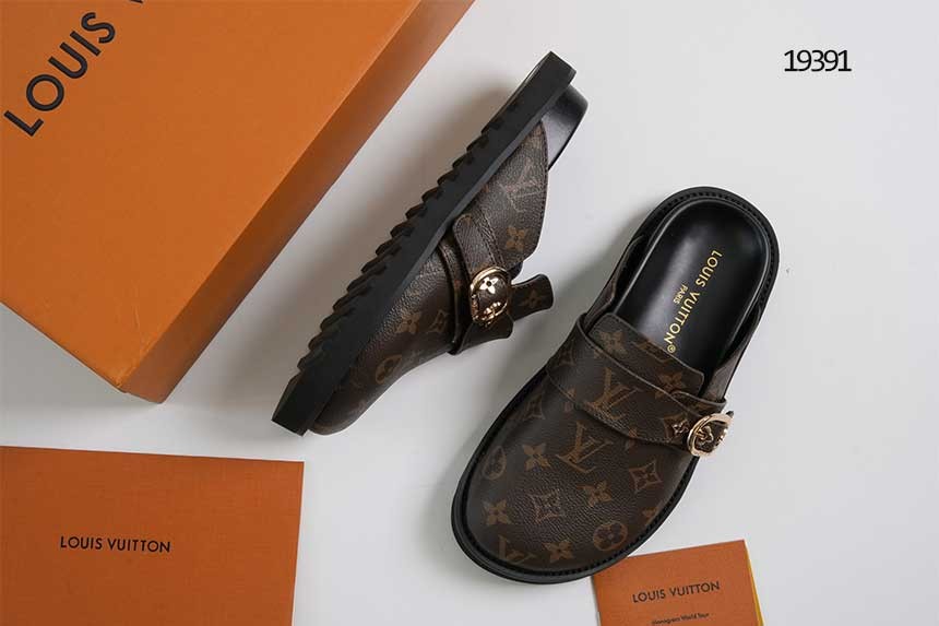 🔆 [LOUIS VUITTON] 루이비통 코지 클로그 뮬 슬리퍼 🔆