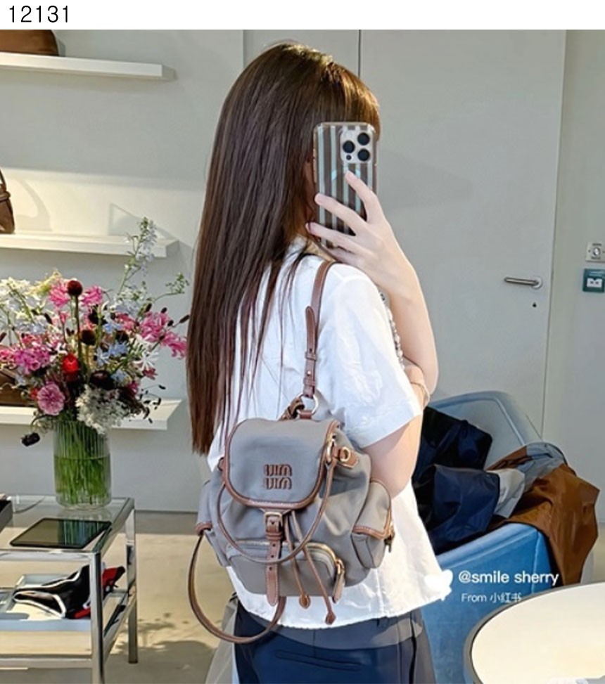 #미우미우 [MIU MIU] 수입프리미엄급 캔버스 및 가죽백팩 신상 입고💢 #태그 #가방 #12131