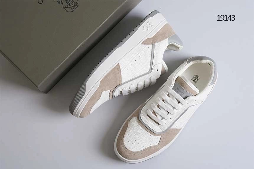 🔆 [BRUNELLO CUCINELLI] 브루넬로 쿠치넬리 스웨이드 레더 코트 스니커즈 🔆
