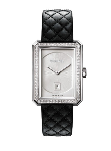 샤* 보이프렌드 화이트다이얼 실버 다이아