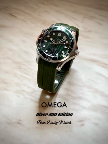 오메* 씨마스터 다이버 300M 그린다이얼