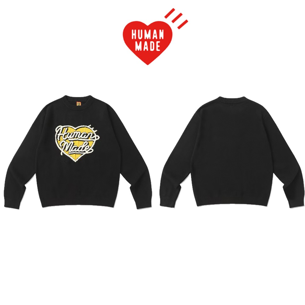 재입고!! 휴* 메*드 하트 니트 스웨터(블랙)