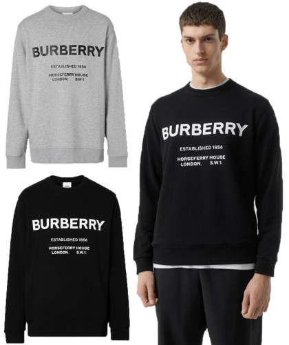 재입고!! 버*리 호스페리프린트코튼스웨터맨투맨(2color)