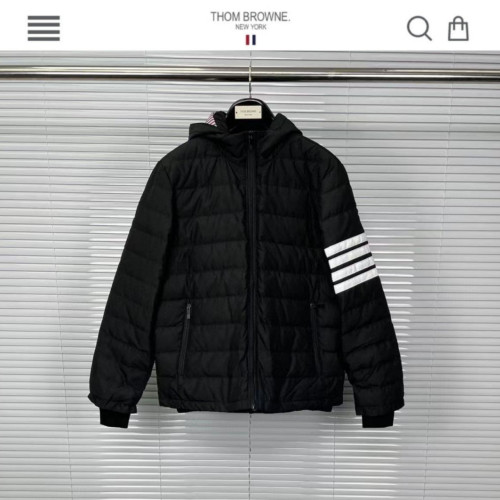 수입 고급 TB 사선완장 다운 패딩 신상 블랙