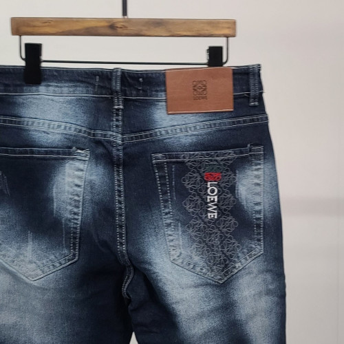 💕 로** 그래픽 아나그램 워싱 청바지