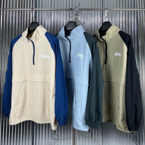 💕 스** 배색 나그랑 반집업 아노락