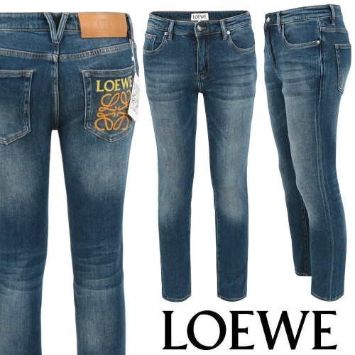 💕 로** 옐로우 아나그램 워싱 슬림 일자진