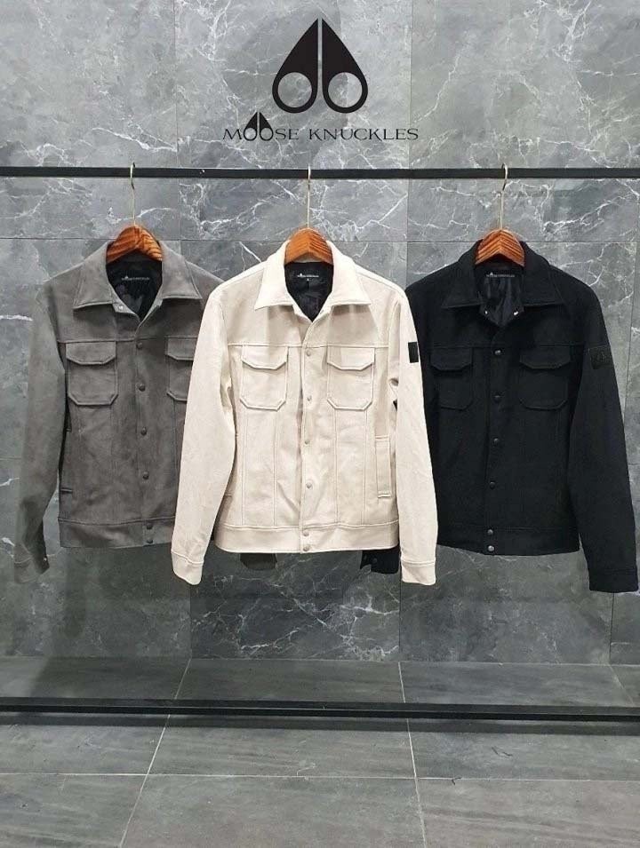 💕 무*** 블랙 패치 스웨이드 버튼 자켓