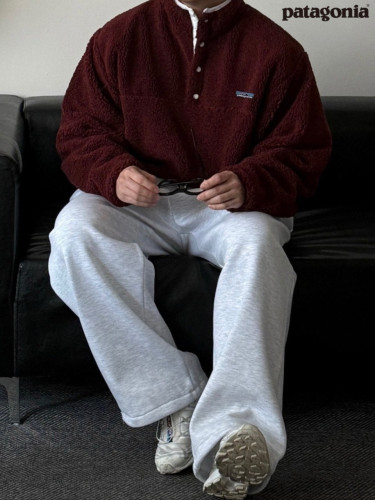 💕 파**** 배색 양털 반목 후리스