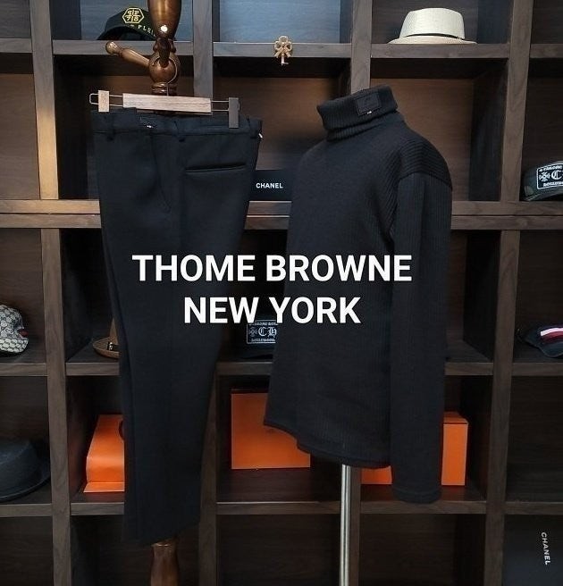 톰* 모던 가죽 패치 스판+터틀렉