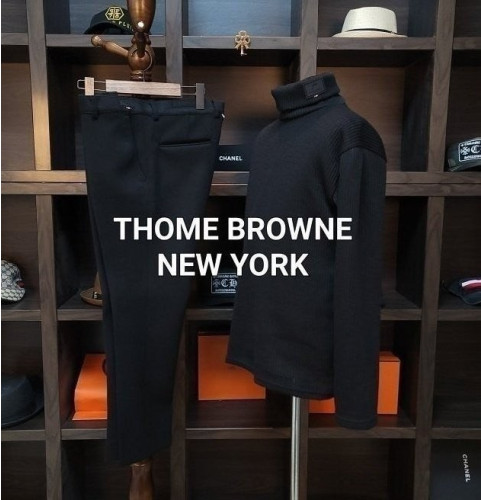 톰* 모던 가죽 패치 스판+터틀렉