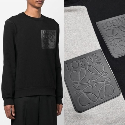 💕 로** 레더포켓 맨투맨