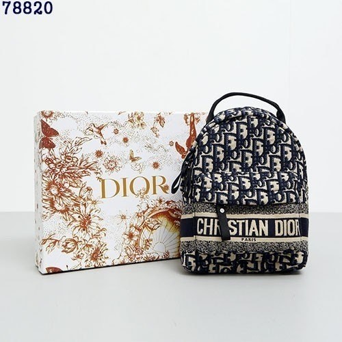 💕 디* 오블리크 자카드 미니 백팩