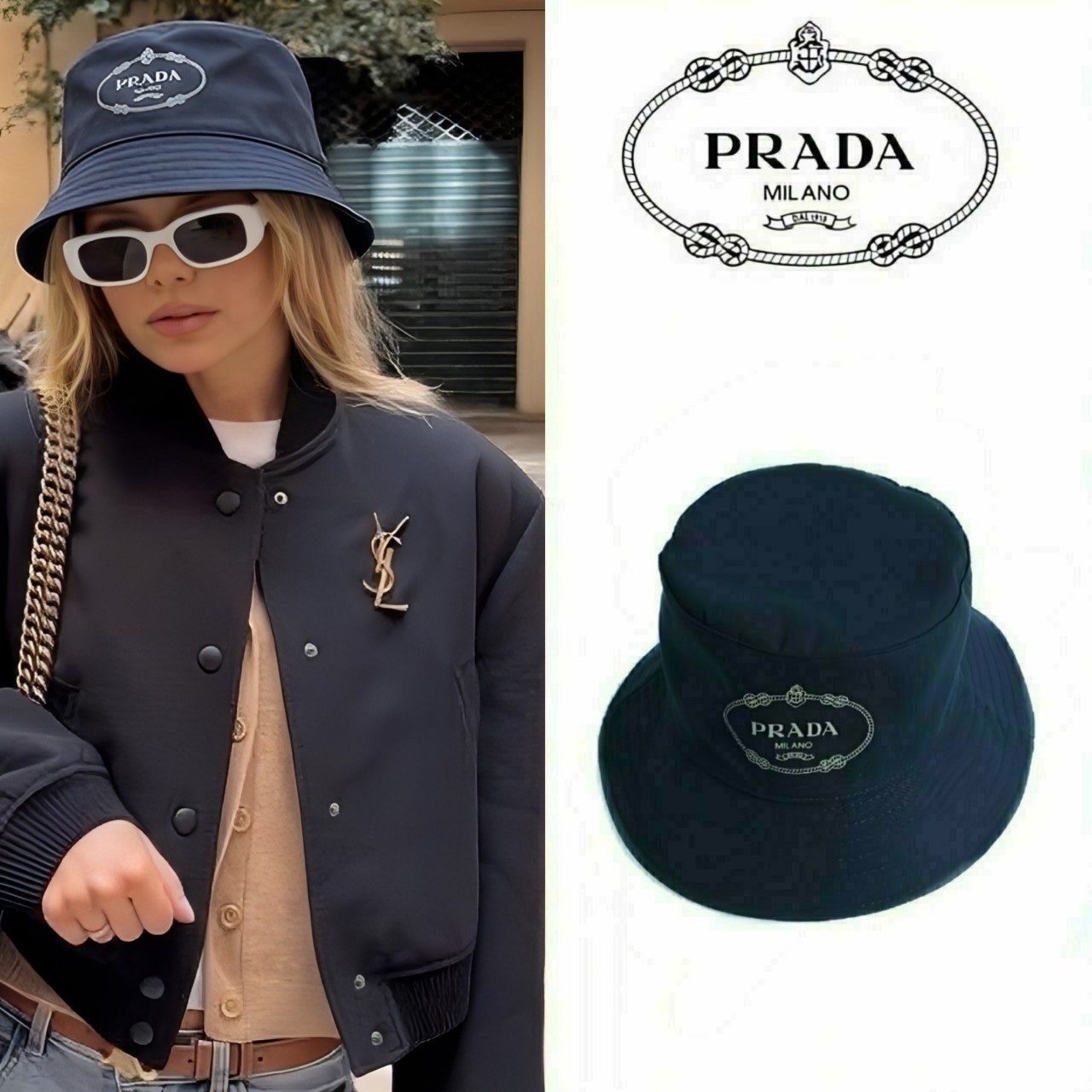 💕 프** 로고프린트 버킷햇