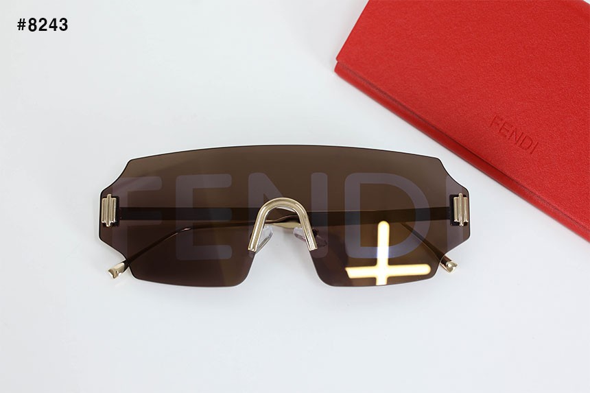 🍀 [FENDI] 팬디 이니셜 메탈 쉴드 골드 선글라스 🍀