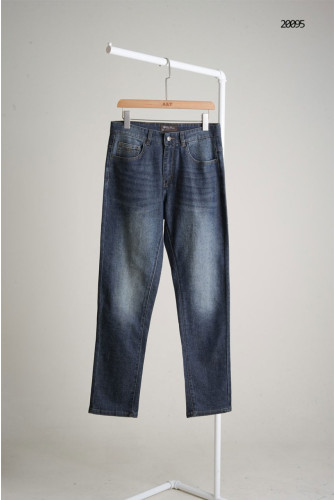 🔆 [Loro Piana] 로로피아나 브라운 레더패치 포켓로고 데님팬츠 🔆