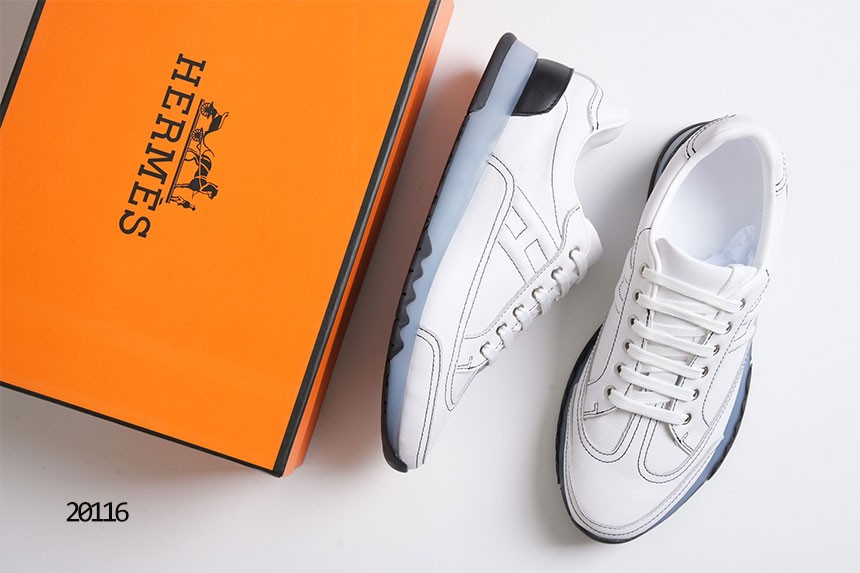 🔆 [HERMES] 에르메스 남성 트레일 스티치 스니커즈🔆