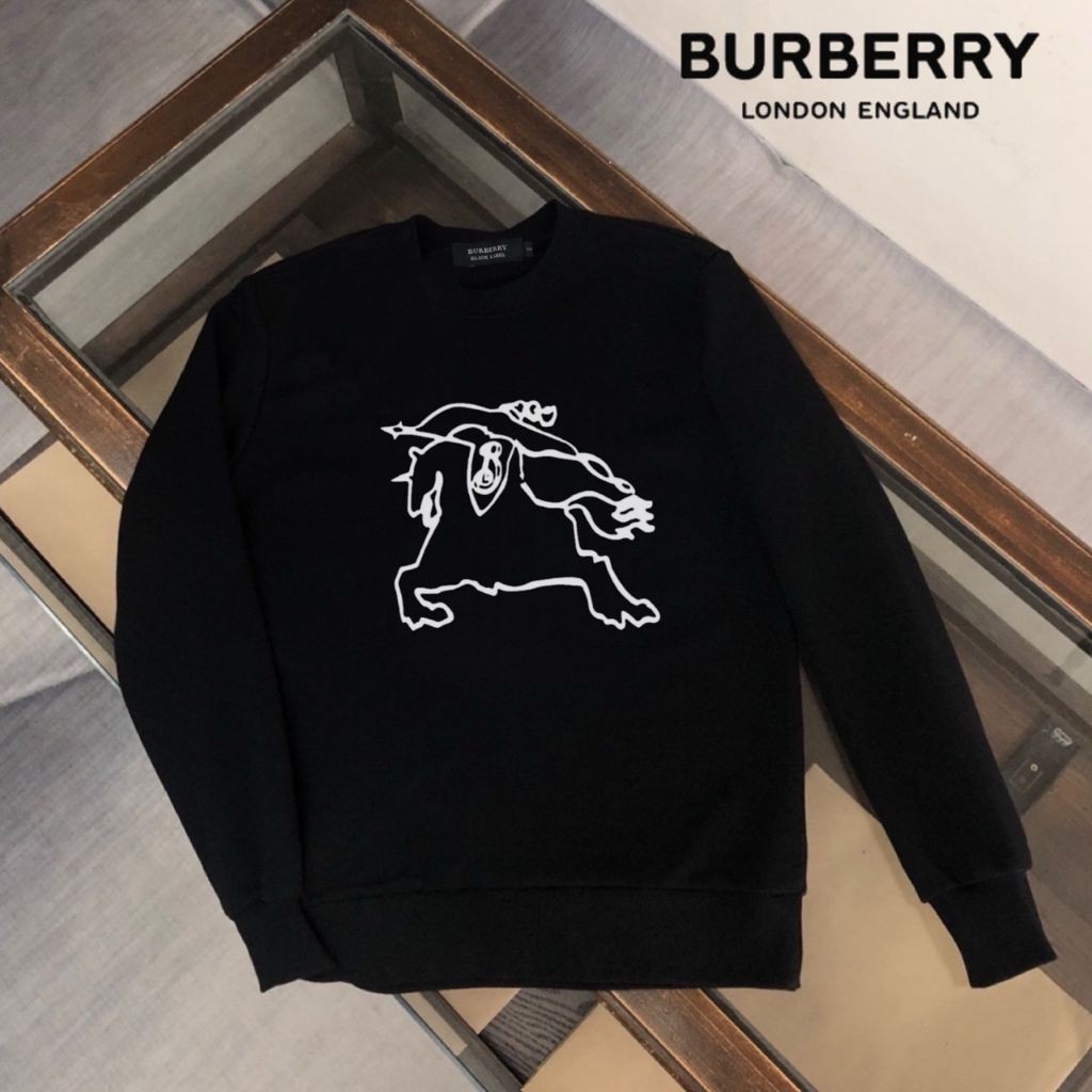 버버리 심플 기사 나염 맨투맨