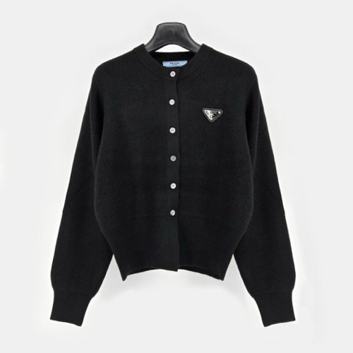 프라다 여성 라운드 가디건