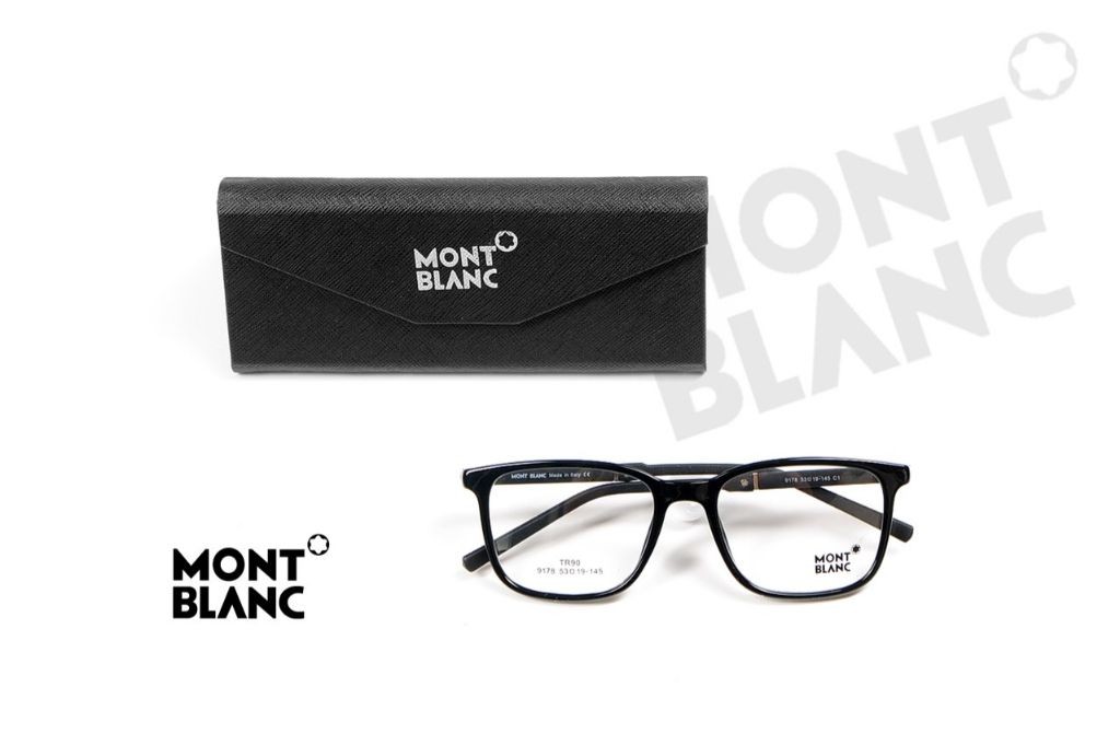 몽블랑 유광 블랙 안경