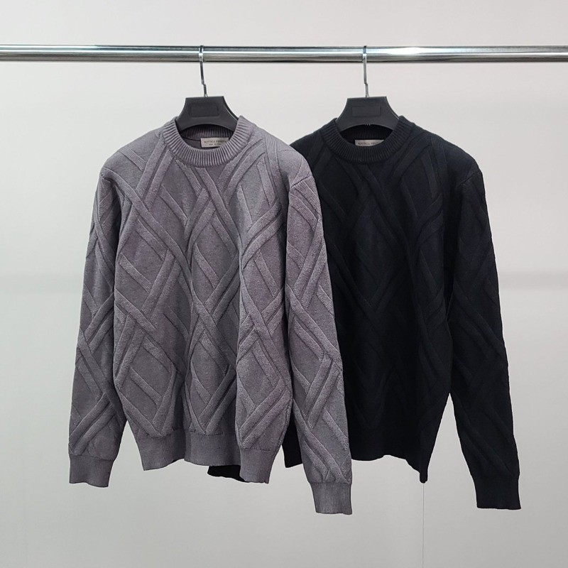 보테가베네타 엠보 라인 캐시미어 울 니트